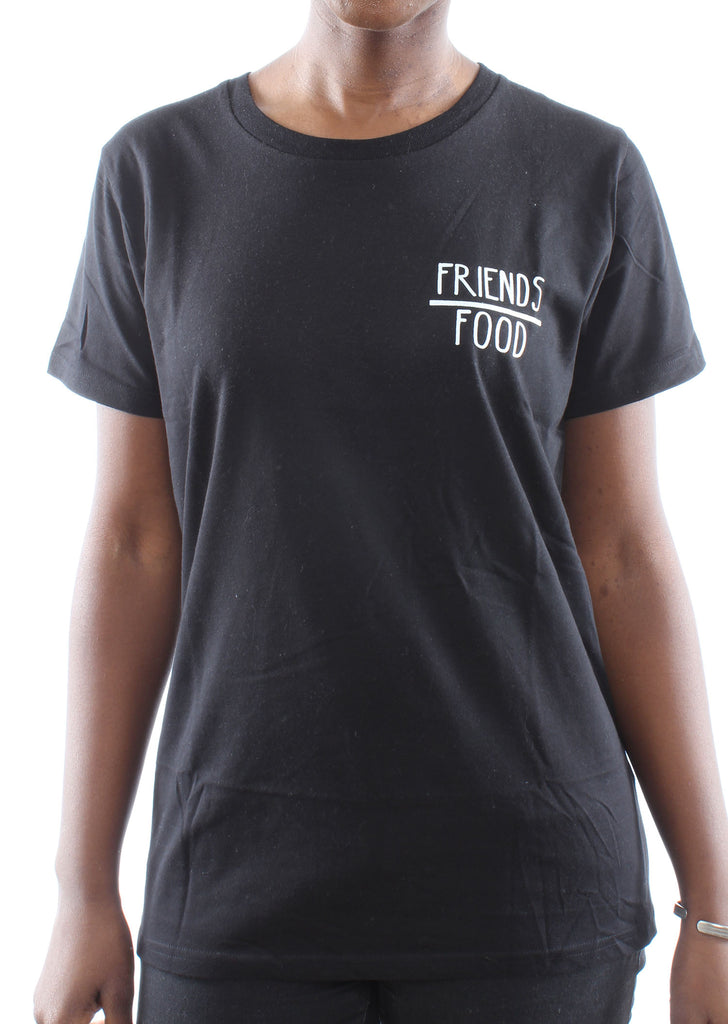 'Friends over Food' organic cotton tee