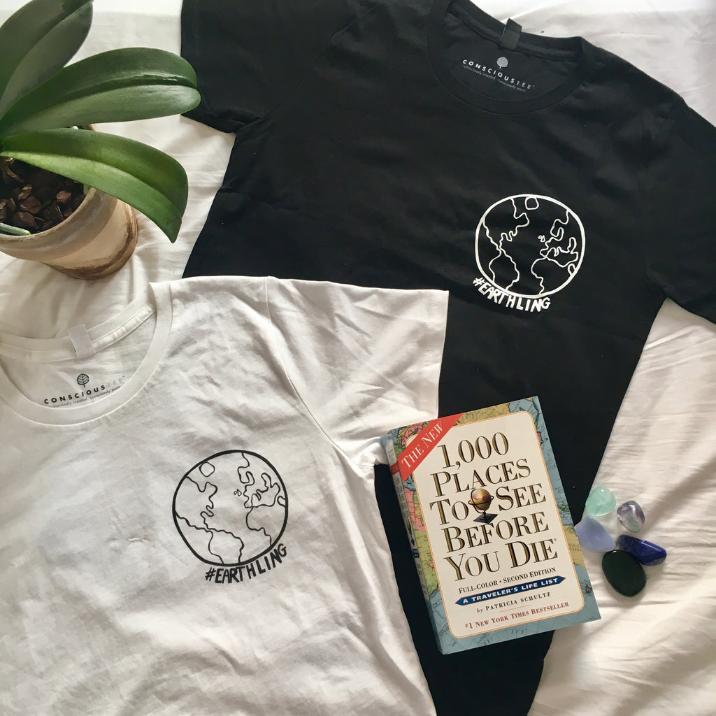 'Earthling' organic cotton tee