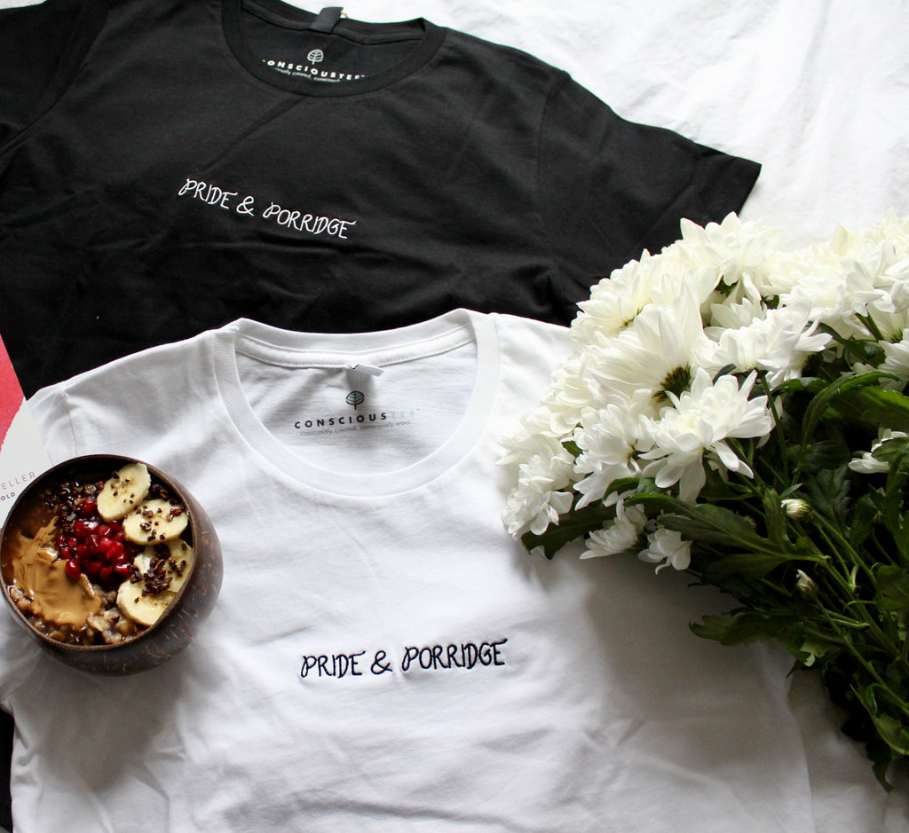 'Pride and Porridge'™ organic cotton tee | SPECIAL EDITION