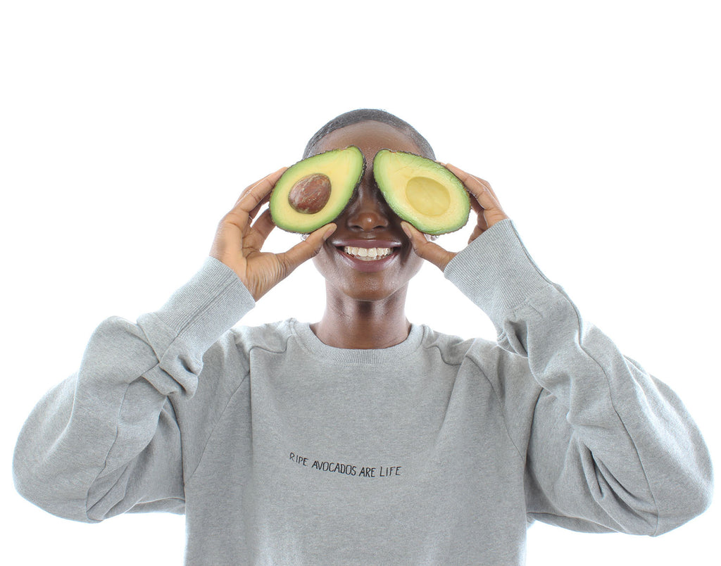 'Ripe Avocados Are Life'™ organic cotton SWEATSHIRT