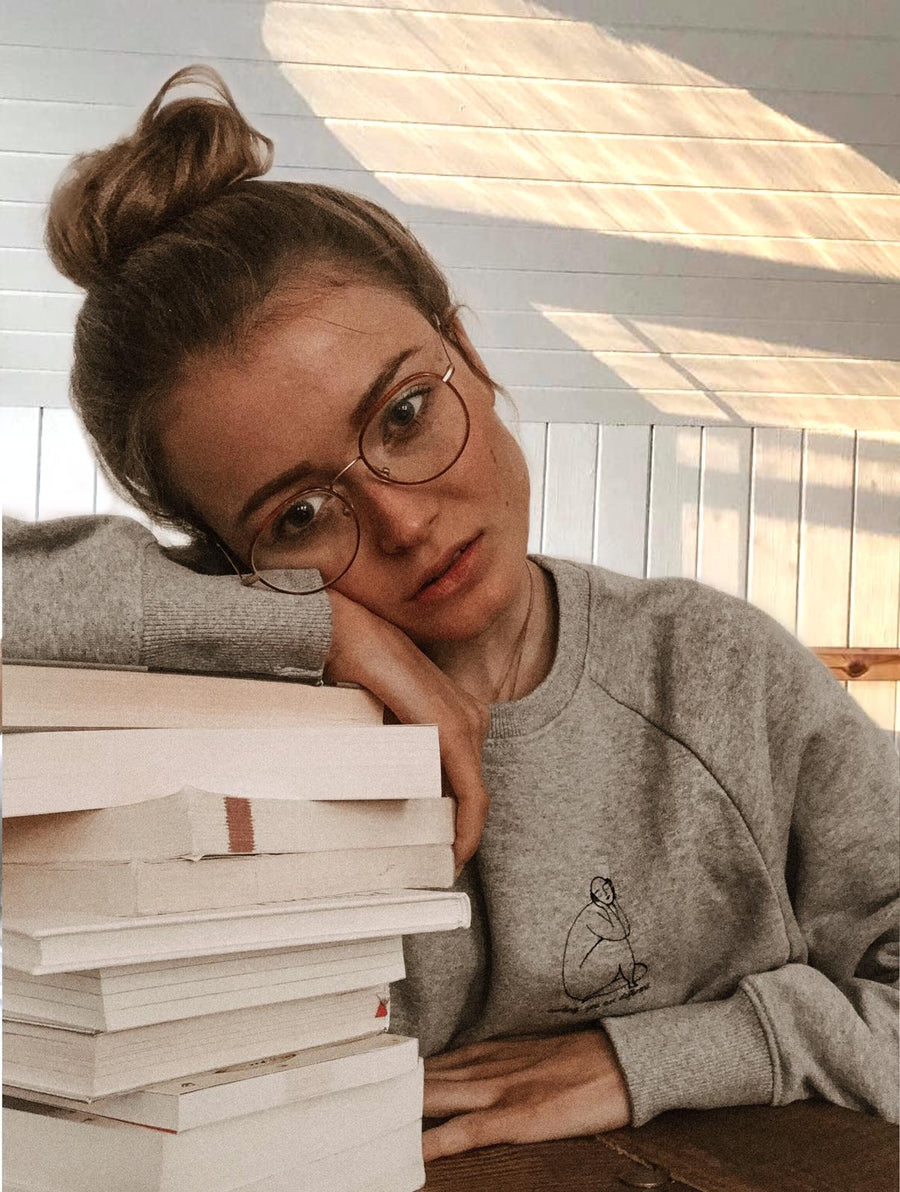 'Darling, you are Different' organic cotton sweatshirt