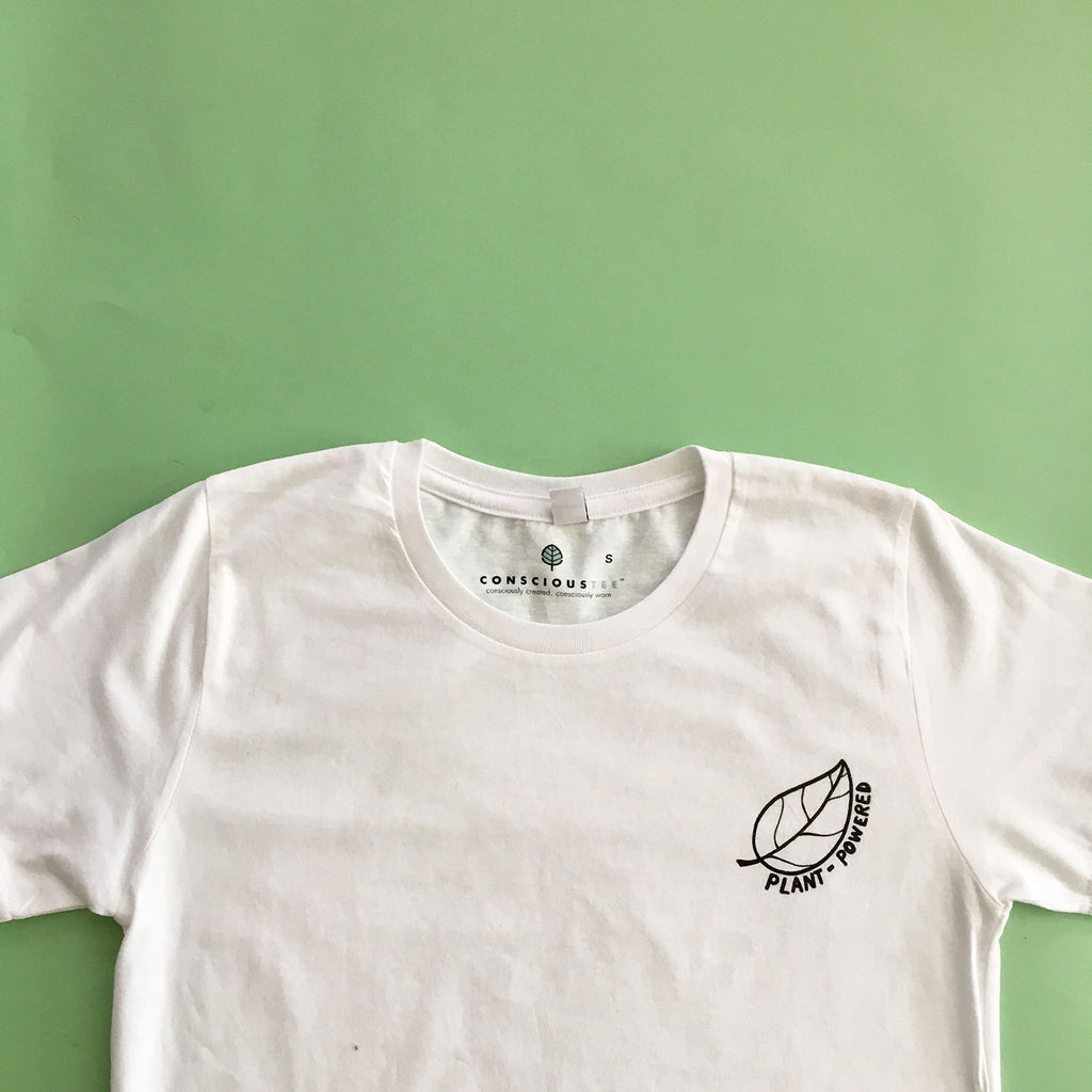 'Leaf Plant-Powered' organic cotton tee