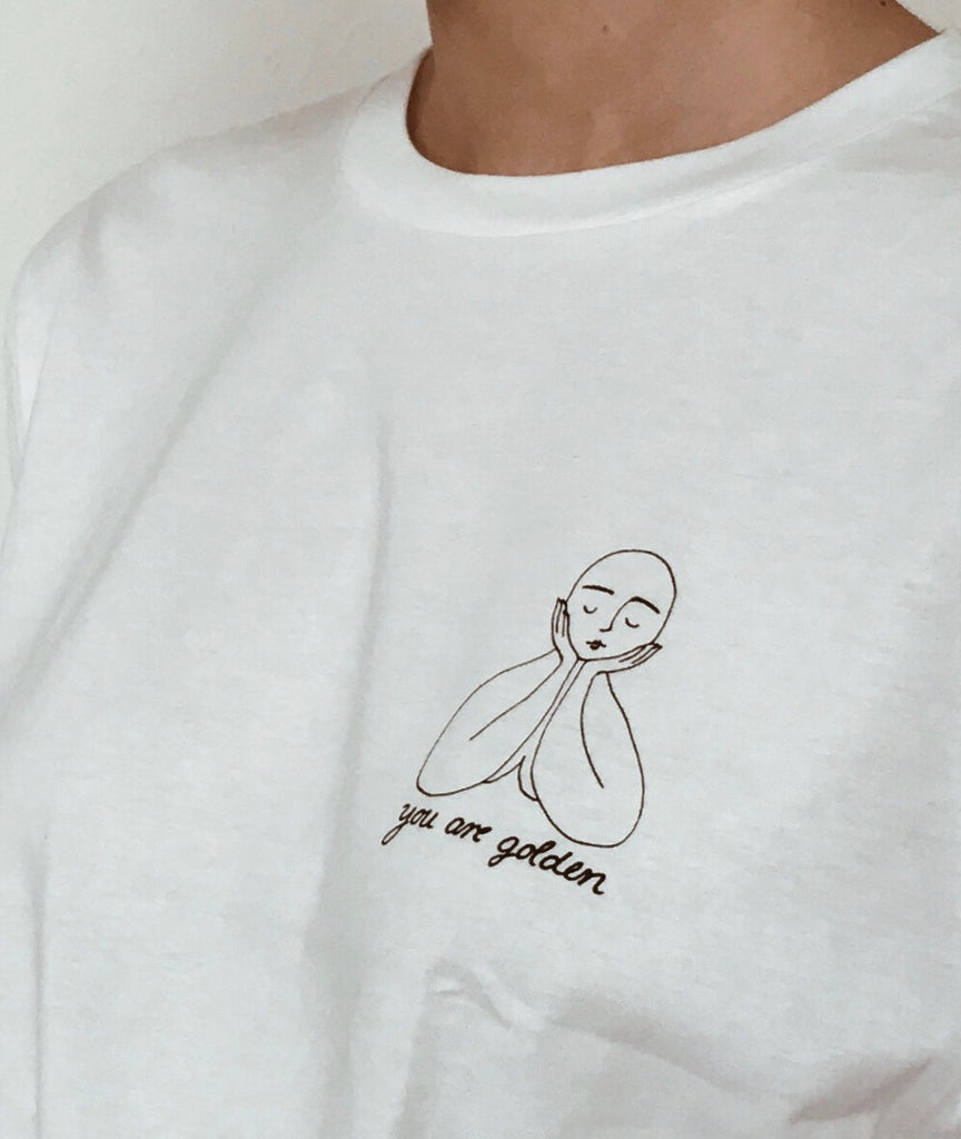 'You Are Golden' organic cotton tee